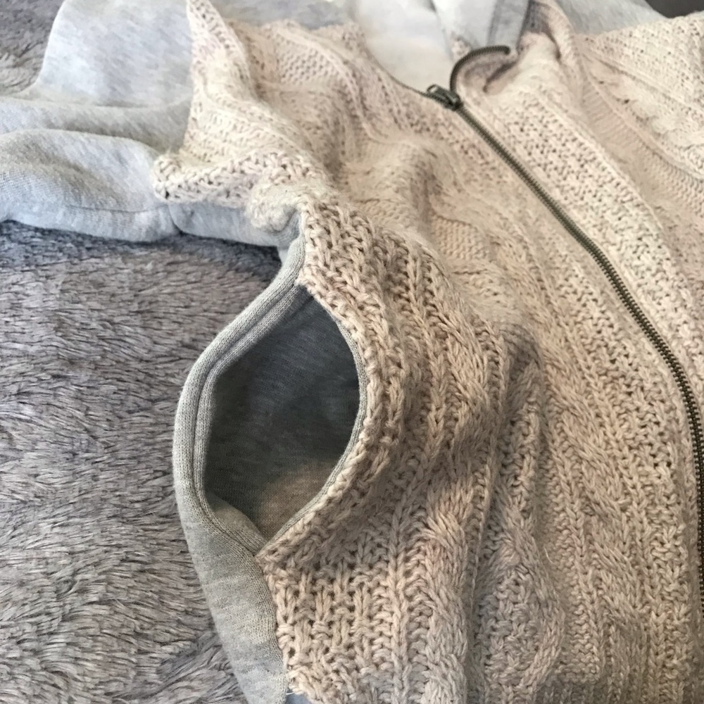 Others Follow Knit sweater style zip Hoodie - Picture 9 of 10